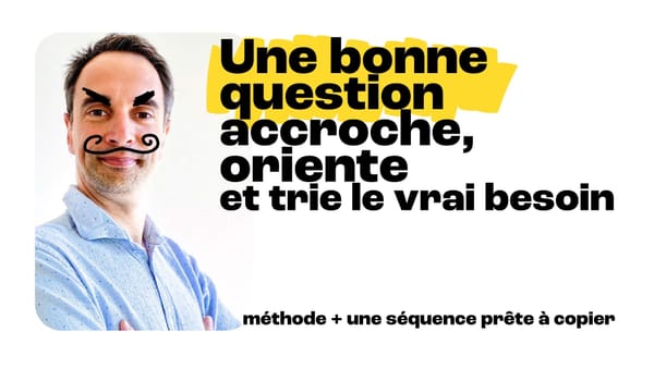 Pierre Dron explique l'art de poser les bonnes questions en entretien client